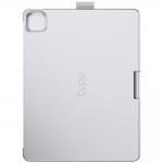 Husa cu tastatura Typecase Flexbook Touch compatibila cu iPad Pro 11 inch 2024 / 2025, 660mAh, IPX6, USB-C, Silver 9 - lerato.ro