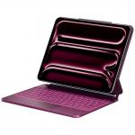 Husa cu tastatura Typecase Edge compatibila cu iPad Air 13 inch 2024 / 2025, 500mAh, USB-C, Mov 3 - lerato.ro