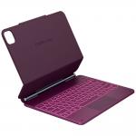 Husa cu tastatura Typecase Edge compatibila cu iPad Air 13 inch 2024 / 2025, 500mAh, USB-C, Mov 6 - lerato.ro