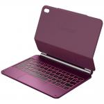 Husa cu tastatura Typecase Edge compatibila cu iPad (A16) / iPad 2022, Mov 4 - lerato.ro