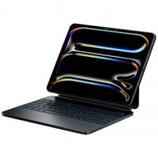 Husa cu tastatura Typecase Edge compatibila cu iPad Pro 13 inch 2024 / 2025, Functie de suport, Negru