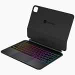 Husa cu tastatura Typecase Edge Pro compatibila cu iPad Air 11 inch 2024/2025/2026, Negru 8 - lerato.ro