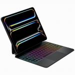 Husa cu tastatura Typecase Edge Pro compatibila cu iPad Air 13 inch 2024 / 2025, Functie de suport, Negru 3 - lerato.ro