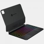 Husa cu tastatura Typecase Edge Pro compatibila cu iPad Pro 11 inch 2024 / 2025, Negru 8 - lerato.ro