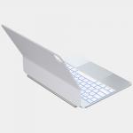 Husa cu tastatura Typecase Edge Pro compatibila cu iPad Pro 13 inch 2024 / 2025, Functie de suport, Silver 5 - lerato.ro