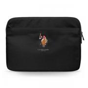 Husa universala US Polo Assn. compatibila cu laptop 13 inch, Negru