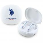 Casti wireless TWS US Polo DH Logo, Bluetooth 5.4, Autonomie 4h, 250mAh, Alb 3 - lerato.ro