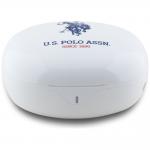 Casti wireless TWS US Polo DH Logo, Bluetooth 5.4, Autonomie 4h, 250mAh, Alb 4 - lerato.ro