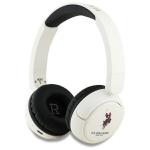Casti wireless US Polo DH Color Logo, over the ear, Bluetooth 5.3, timp incarcare 2h, autonomie totala 30h, 300mAh, Alb 2 - lerato.ro