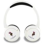 Casti wireless US Polo DH Color Logo, over the ear, Bluetooth 5.3, timp incarcare 2h, autonomie totala 30h, 300mAh, Alb 4 - lerato.ro