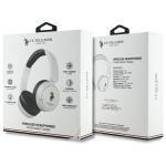 Casti wireless US Polo DH Color Logo, over the ear, Bluetooth 5.3, timp incarcare 2h, autonomie totala 30h, 300mAh, Alb 5 - lerato.ro