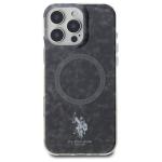 Carcasa US Polo IML Ring cu MagSafe compatibila cu iPhone 16 Pro, Negru 2 - lerato.ro