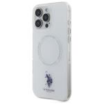 Carcasa US Polo IML Ring cu MagSafe compatibila cu iPhone 16 Pro, Alb 3 - lerato.ro