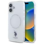 Carcasa US Polo IML Ring cu MagSafe compatibila cu iPhone 16, Alb 4 - lerato.ro
