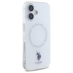 Carcasa US Polo IML Ring cu MagSafe compatibila cu iPhone 16, Alb 5 - lerato.ro