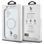 Carcasa US Polo IML Ring cu MagSafe compatibila cu iPhone 16, Alb 9 - lerato.ro