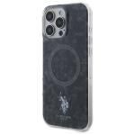 Carcasa US Polo IML Ring cu MagSafe compatibila cu iPhone 16 Pro Max, Negru 3 - lerato.ro