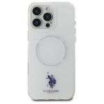 Carcasa US Polo IML Ring cu MagSafe compatibila cu iPhone 16 Pro Max, Alb 2 - lerato.ro