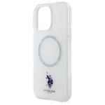 Carcasa US Polo IML Ring cu MagSafe compatibila cu iPhone 16 Pro Max, Alb 7 - lerato.ro