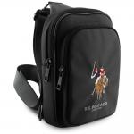 Geanta universala din nailon US Polo Petit Pique Crossbody, Negru 3 - lerato.ro