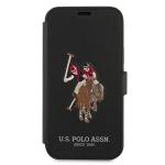 Carcasa US Polo Embroidery Collection compatibila cu iPhone 12 / 12 Pro, Negru 2 - lerato.ro