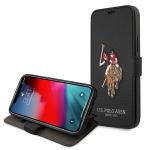 Carcasa US Polo Embroidery Collection compatibila cu iPhone 12 / 12 Pro, Negru 7 - lerato.ro