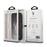 Carcasa US Polo Embroidery Collection compatibila cu iPhone 12 / 12 Pro, Negru 8 - lerato.ro