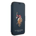 Carcasa US Polo Embroidery Collection compatibila cu iPhone 12 Pro Max, Navy Blue 4 - lerato.ro