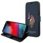 Carcasa US Polo Embroidery Collection compatibila cu iPhone 12 Pro Max, Navy Blue 7 - lerato.ro