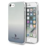 Carcasa US Polo Gradient Pattern Collection compatibila cu iPhone 7 / 8 / SE 2020 / SE 2022, Albastru 3 - lerato.ro
