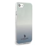 Carcasa US Polo Gradient Pattern Collection compatibila cu iPhone 7 / 8 / SE 2020 / SE 2022, Albastru 6 - lerato.ro