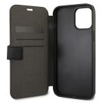 Carcasa flip cover US Polo Embroidery Collection compatibila cu iPhone 12 Mini, Negru 5 - lerato.ro
