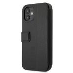 Carcasa flip cover US Polo Embroidery Collection compatibila cu iPhone 12 Mini, Negru 6 - lerato.ro
