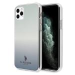Carcasa US Polo Gradient Pattern Collection compatibila cu iPhone 11 Pro, Albastru 3 - lerato.ro