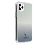 Carcasa US Polo Gradient Pattern Collection compatibila cu iPhone 11 Pro, Albastru 6 - lerato.ro