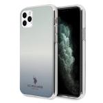 Carcasa US Polo Gradient Pattern Collection compatibila cu iPhone 11 Pro Max, Albastru 3 - lerato.ro