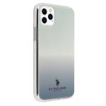 Carcasa US Polo Gradient Pattern Collection compatibila cu iPhone 11 Pro Max, Albastru 6 - lerato.ro