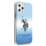 Carcasa US Polo Gradient Collection compatibila cu iPhone 12 / 12 Pro, Albastru 5 - lerato.ro