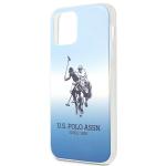 Carcasa US Polo Gradient Collection compatibila cu iPhone 12 / 12 Pro, Albastru 9 - lerato.ro