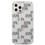 Carcasa US Polo Logo Mania Collection compatibila cu iPhone 12 / 12 Pro, Alb 2 - lerato.ro