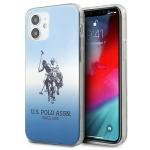 Carcasa US Polo Gradient Collection compatibila cu iPhone 12 Mini, Albastru 4 - lerato.ro