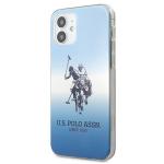 Carcasa US Polo Gradient Collection compatibila cu iPhone 12 Mini, Albastru 3 - lerato.ro
