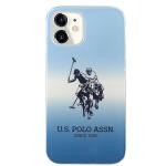 Carcasa US Polo Gradient Collection compatibila cu iPhone 12 Mini, Albastru 2 - lerato.ro