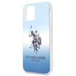 Carcasa US Polo Gradient Collection compatibila cu iPhone 12 Mini, Albastru 9 - lerato.ro