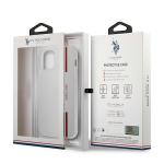 Carcasa US Polo Tricolor Collection compatibila cu iPhone 12 / 12 Pro, Alb 11 - lerato.ro