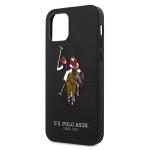 Carcasa US Polo Embroidery Collection compatibila cu iPhone 12/12 Pro, Negru 7 - lerato.ro