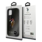 Carcasa US Polo Embroidery Collection compatibila cu iPhone 12/12 Pro, Negru 9 - lerato.ro