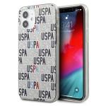 Carcasa US Polo Logo Mania Collection compatibila cu iPhone 12 Mini, Alb 4 - lerato.ro