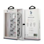 Carcasa US Polo Logo Mania Collection compatibila cu iPhone 12 Mini, Alb 11 - lerato.ro