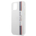 Carcasa US Polo Tricolor Collection compatibila cu iPhone 12 Mini, Alb 9 - lerato.ro